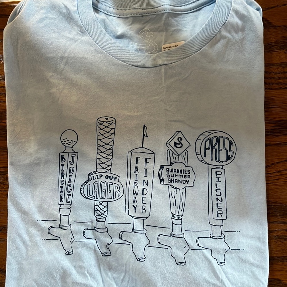 New Mens NY Golf Club Draft Beer Tshirt